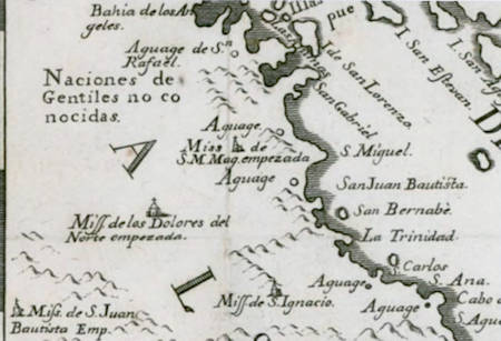 1757 Jesuit Map Baja
