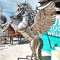 The Metal Man of Rosarito